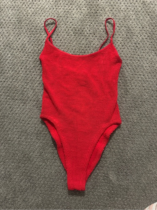 Hunza G Other - Hunza G Perra Red One-Piece Swimsuit